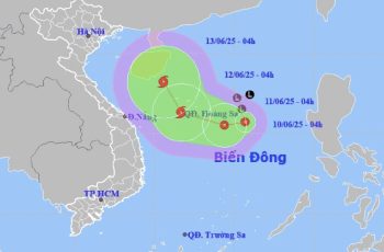 Áp thấp nhiệt đới trên Biển Đông có khả năng mạnh lên thành bão