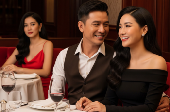 Chồng tôi đặt bàn với nhân tình, tôi đặt ngay bàn bên cạnh và làm 1 việc khiến anh ta quỳ gối