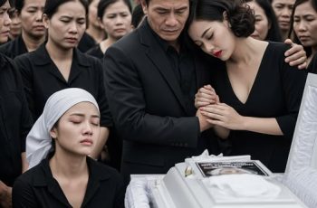 Đám tang con gái 5 tuổi, chồng dắt tay nhân tình bước vào, vợ không nổi giận mà còn chúc mừng, và rồi…