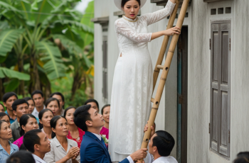 Có bầu trước, nhà trai bắt cô dâu phải trèo tường vào nhà, mẹ cô đồng ý nhưng khi đến rước dâu thì…