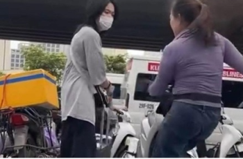 Phạt 2,5 triệu đồng người phụ nữ bán nước xua đuổi cô gái trẻ ở khu vực Bến xe Mỹ Đình