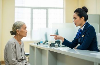 Bà lão nhặt rác vào ngân hàng rút 200 ngàn, nhân viên khinh bắt bà chờ 3 tiếng và cái kết
