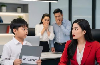 “Bố ốm nên cháu đến thay” cậu bé 7 tuổi 1 mình đến phỏng vấn, tỷ phú đơ người khi biết lý do xé lòng…