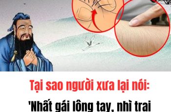 Tại sao người xưa lại nói: ‘Nhất gái lông tay, nhì trai lông bụng’?