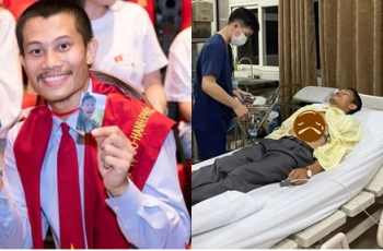 Nam diễn viên phim Mưa Đỏ nhập viện, thần thái nhợt nhạt khiến khán giả lo lắng