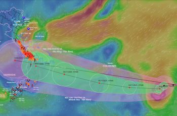 Bão số 13 dự báo liên tục tăng cấp khi vào Biển Đông Bão số 13 dự báo liên tục tăng cấp khi vào Biển Đông