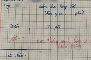 Cô giáo ra đề “Từ nào bỏ dấu sắc vẫn giữ nguyên nghĩa”, đáp án của bé tiểu học nhận điểm 10 tuyệt đối Cô giáo ra đề “Từ nào bỏ dấu sắc vẫn giữ nguyên nghĩa”, đáp án của bé tiểu học nhận điểm 10 tuyệt đối